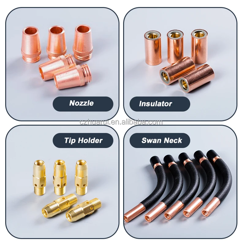 HUARUI 37 Years Experienced Factory Sell 3m Mig Torches Welding Gun BN300 for Automatic Gas Shielded Welding Wire Feeder