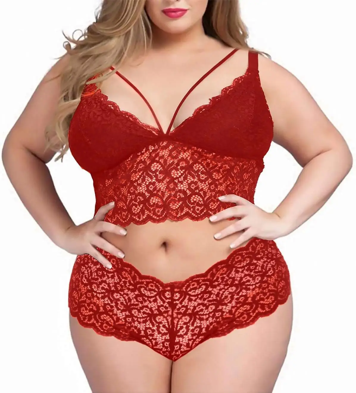 X2326 Custom very sexy transparent lace adult lingerie full set wholesale plus size bondage lingerie sexy underwear clothing