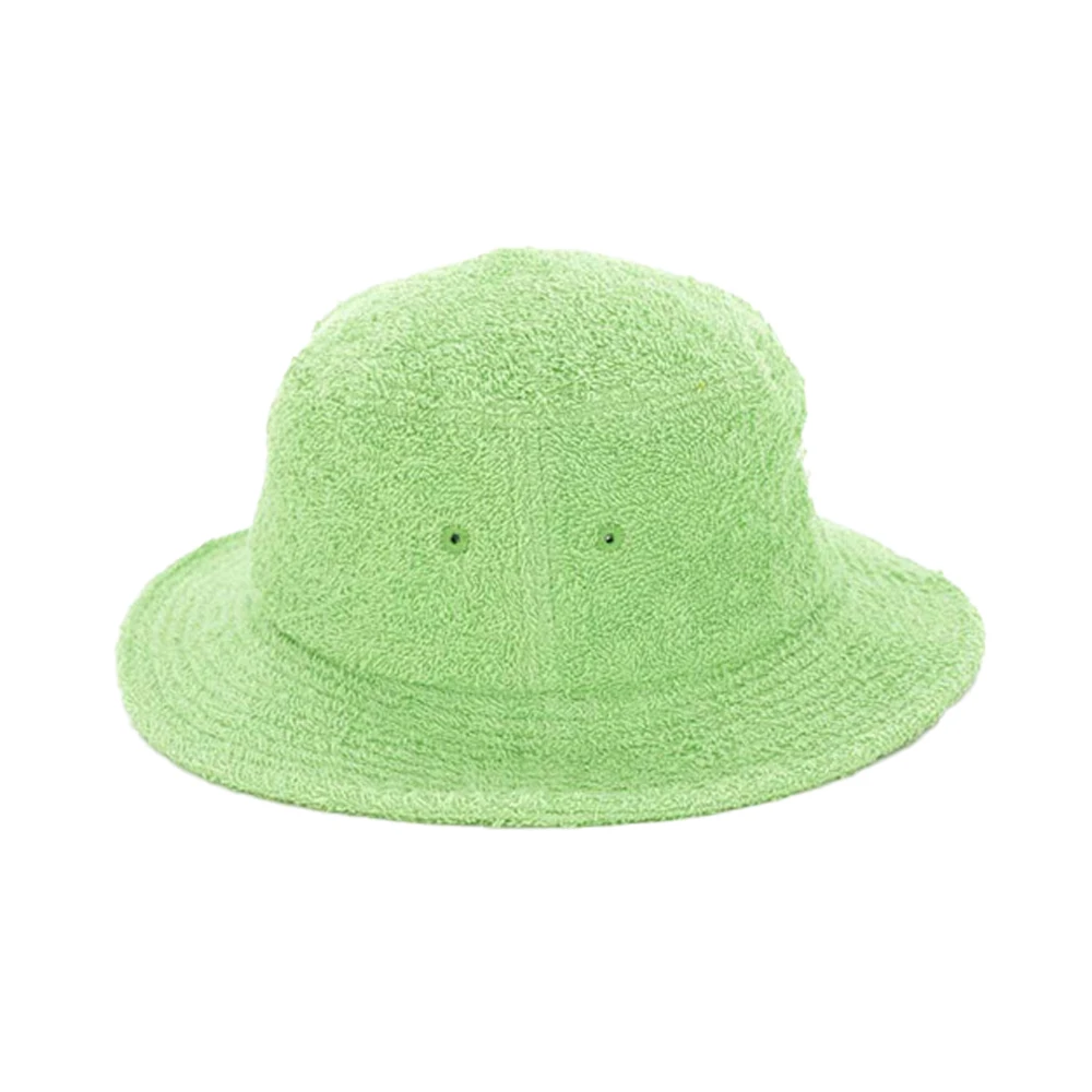 wholesale custom embroidered logo mens terry towel bucket hat