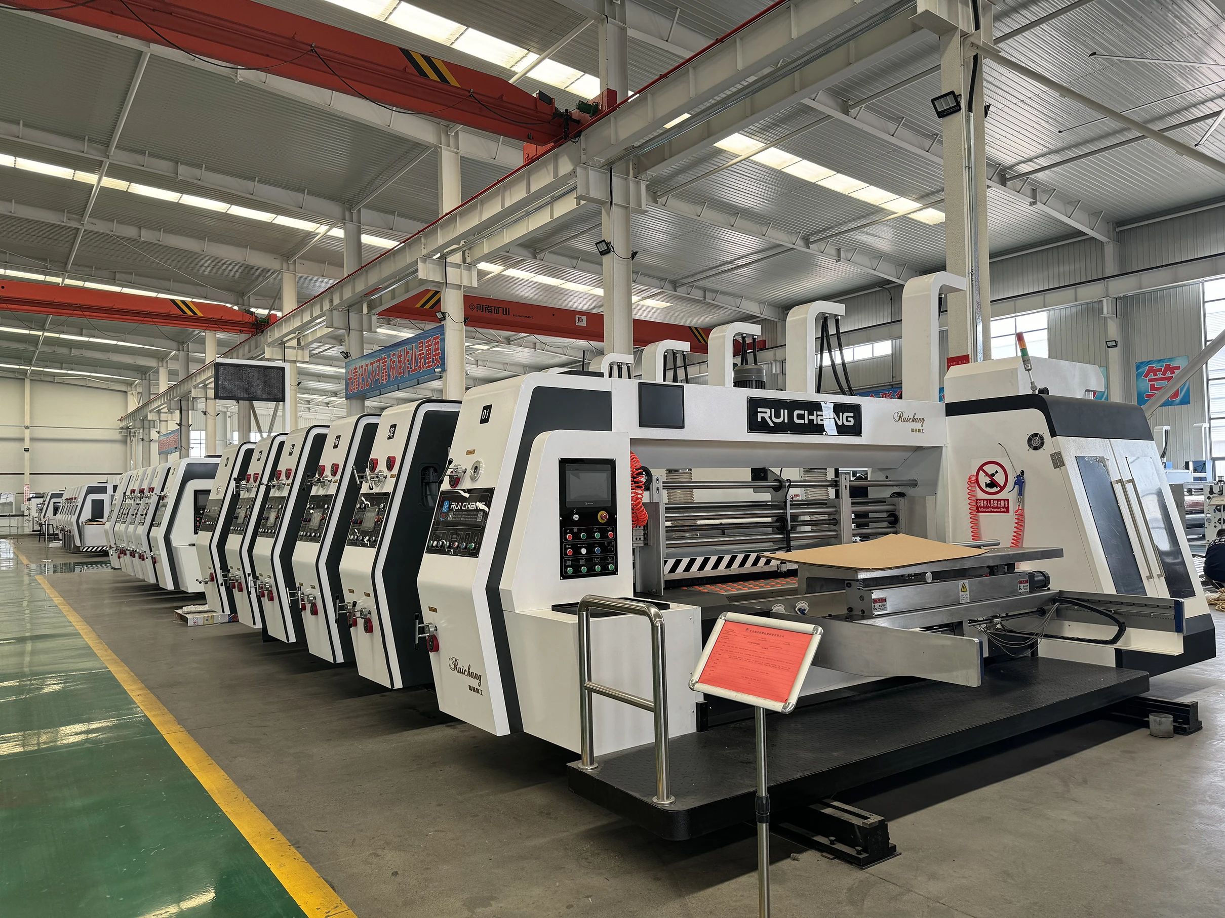 Automatic Corrugated Box Making Machines Cardboard 4 color Flexo Printer Slotting Die Cutting Machine carton making machine