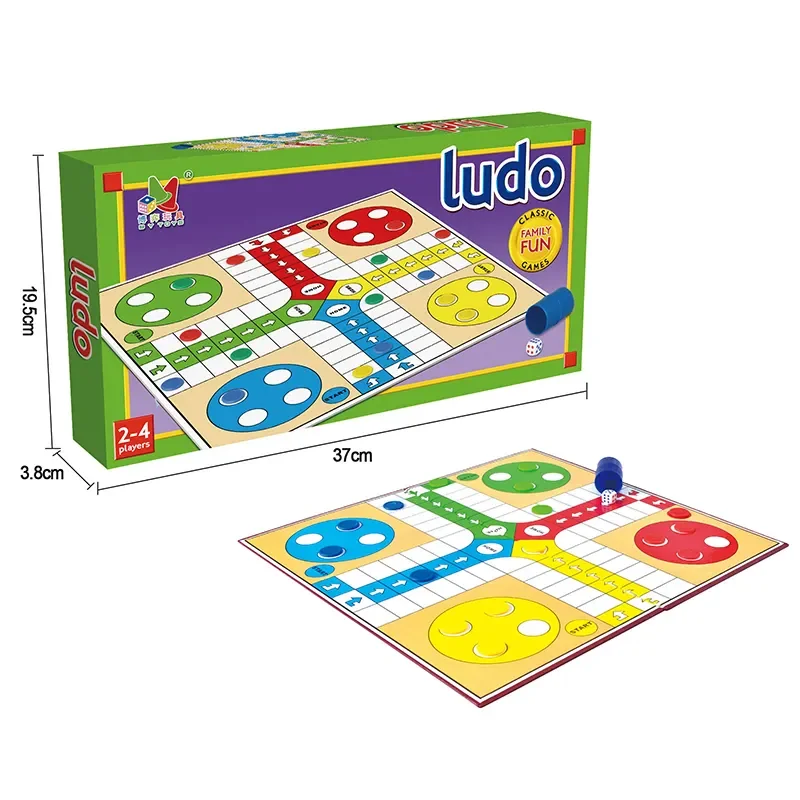EPT Classic kids chess family toy ludo chess game toys for sale