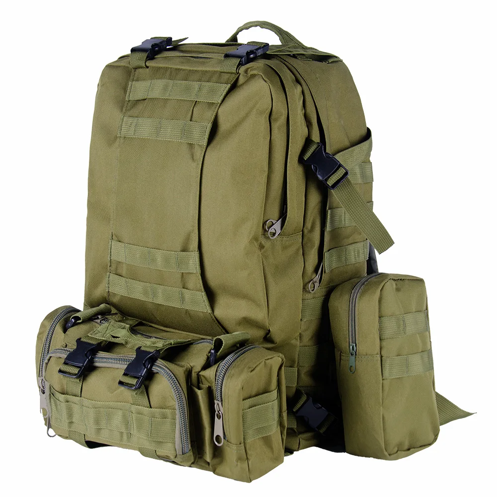 Best Outdoor Vintage Canvas Detachable Tactical Rucksacks Backpack with Fame