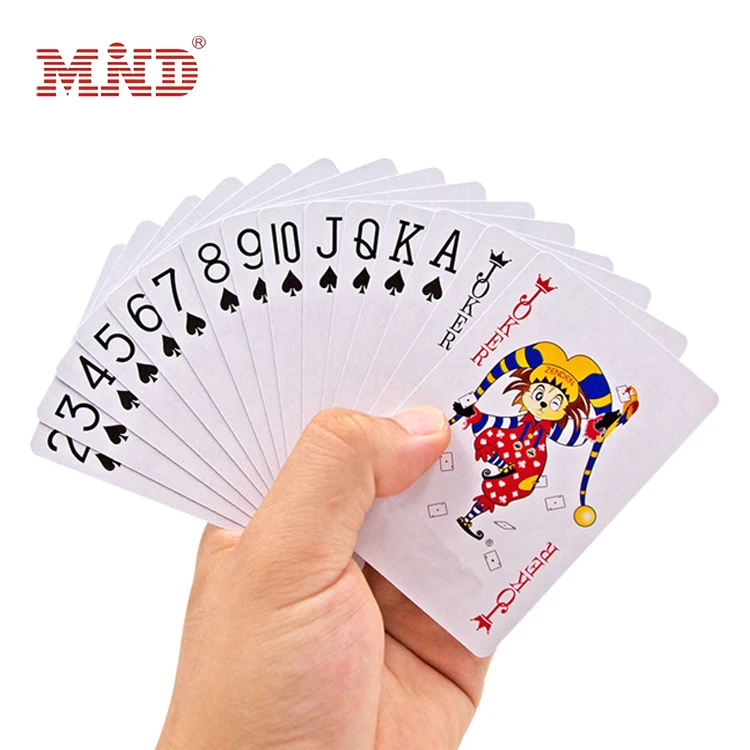 Waterproof plastic pvc playing cards custom poker cards 63*88 mm playing card