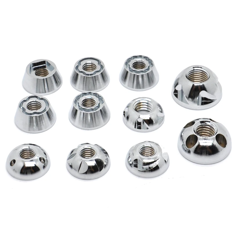 Stainless steel anti theft axle lock security nut for bike bicycle wheel