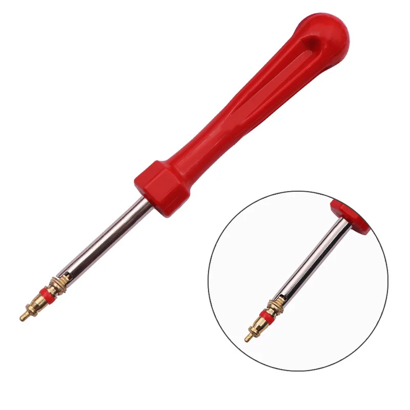 Tire Valve Core Removal Tools Wrench Plastic Handle Wrench Core Repair Hand Tool for Car Bike Bicycle Motorcycle