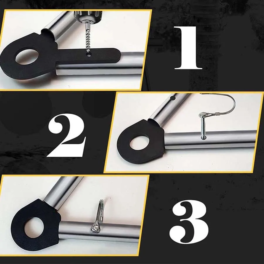 AR500 стальные вешалки для 3/8 и Gong Target Combo Pack target heling Kit 1-дюймового OD EMT coduit продается отдельно