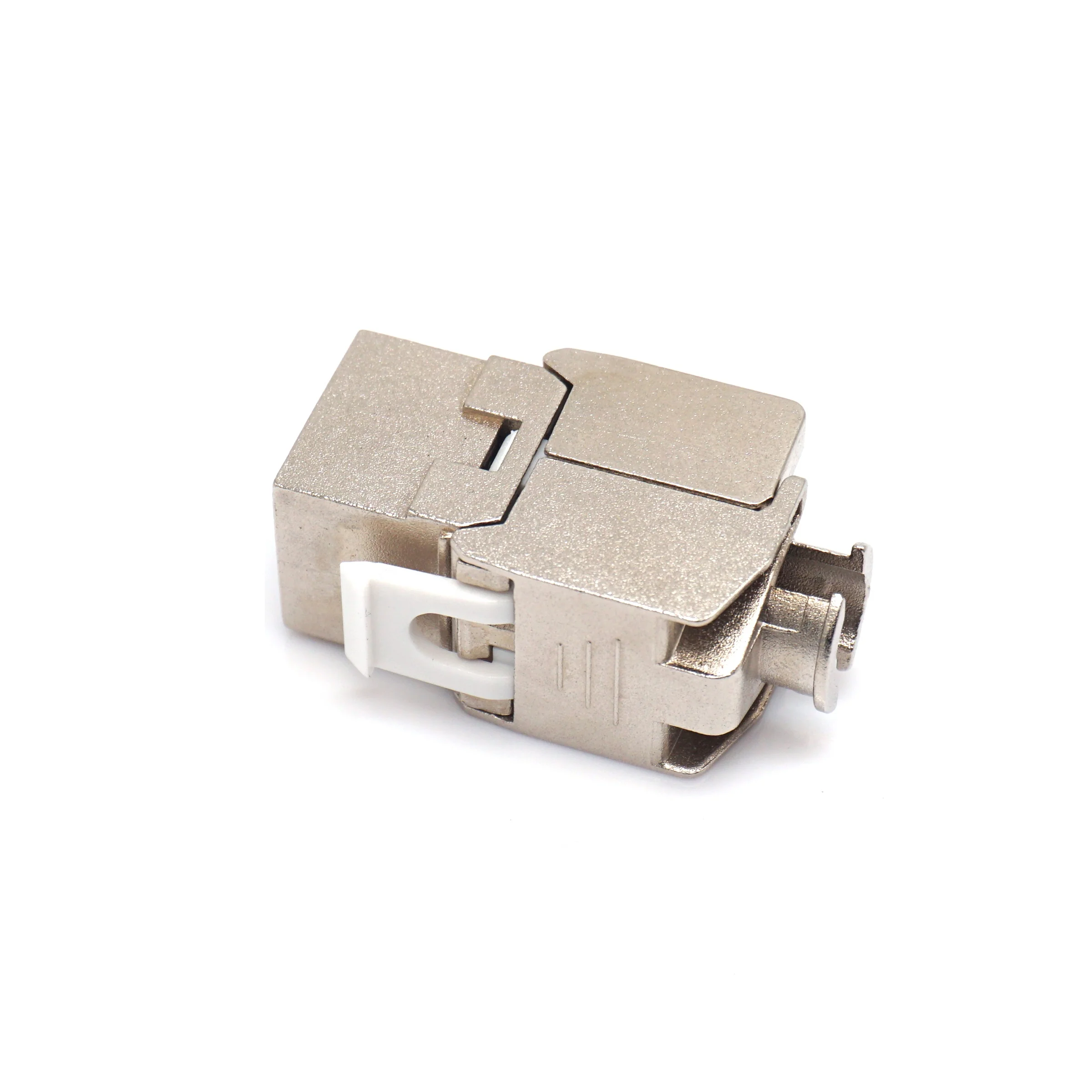 zinc alloy 180degree tool free FTP STP keystone jacks rj45 cat7  cat6a keystone modular jack