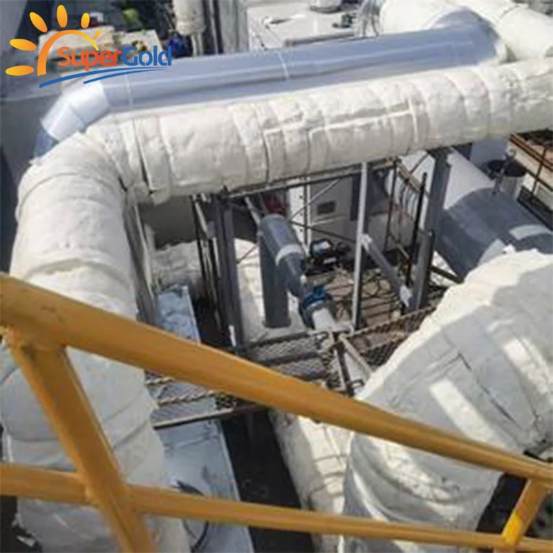 SuperGold refractory ceramic fiber blanket 50mm 128kg/m3 1260 ceramic fiber blanket