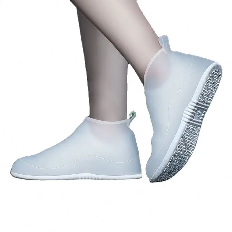Rain Boots Waterproof TPE Rubber Non-slip Water Shoes Rainy Day Men and Women Children Shoe Covers