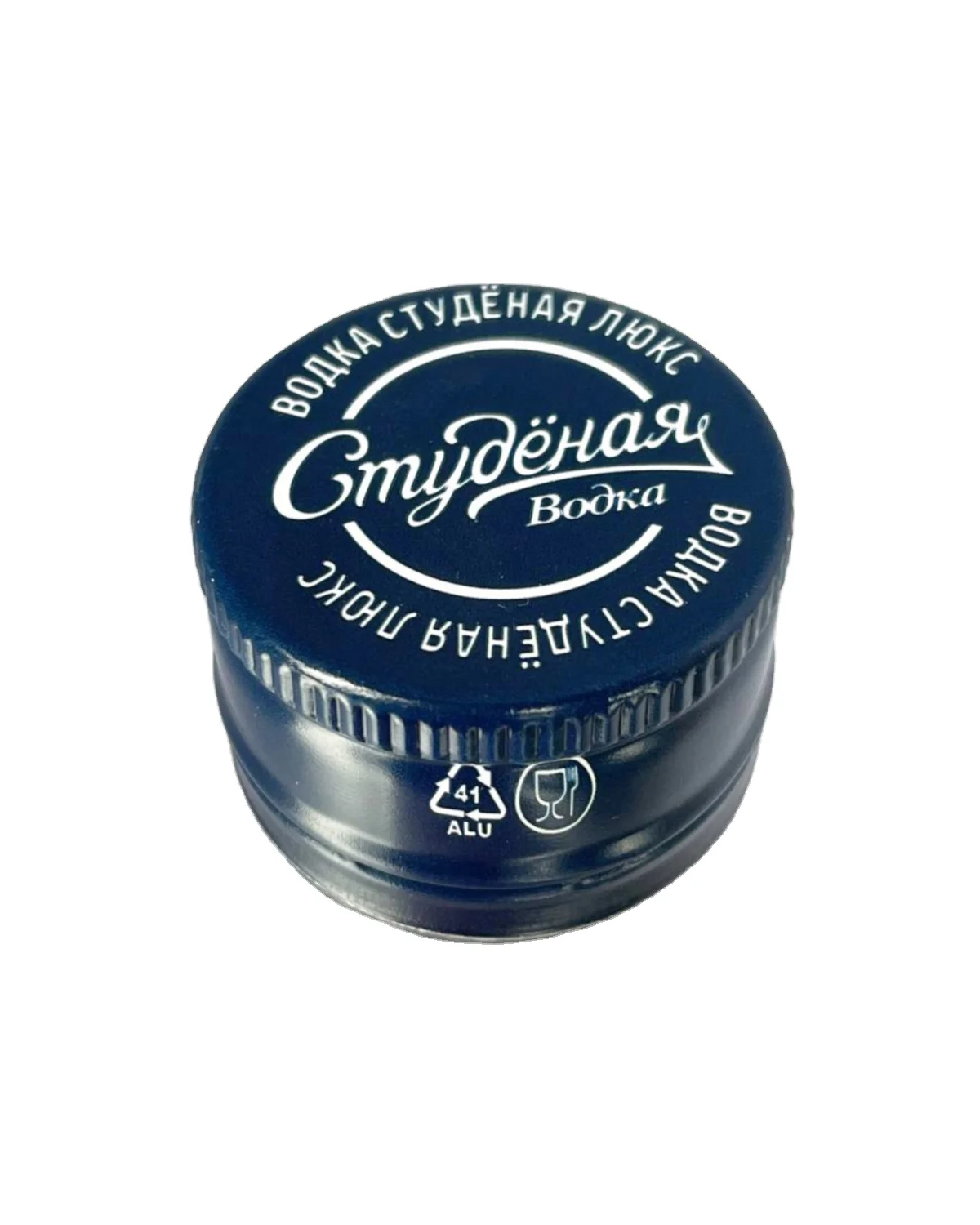 Aluminum screw caps for alcohol drink accomplished with EPE liners 28x18