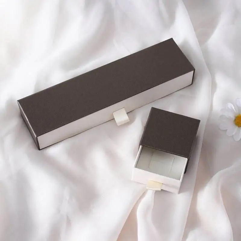 New Style Drawer Paper Box Jewelry Box With Logo