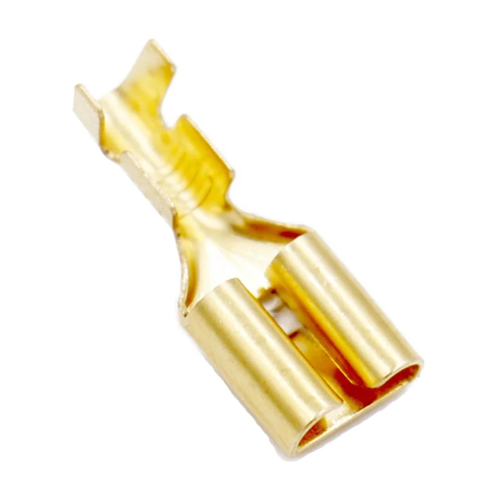 DJ623 Female Spade Quick Splice Crimp Terminals 6.3mm Crimp Connector