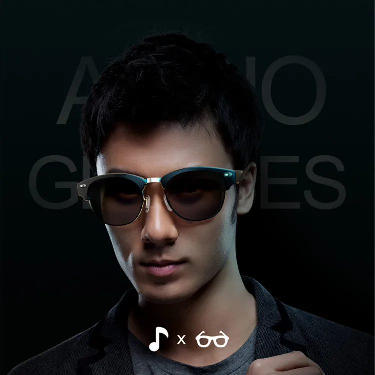 Polarized Lenses Smart Glasses Open Ear Music Hands-Free Calling Cycling Sunglasses TWS Wireless BT Calling Smart Audio Glasses
