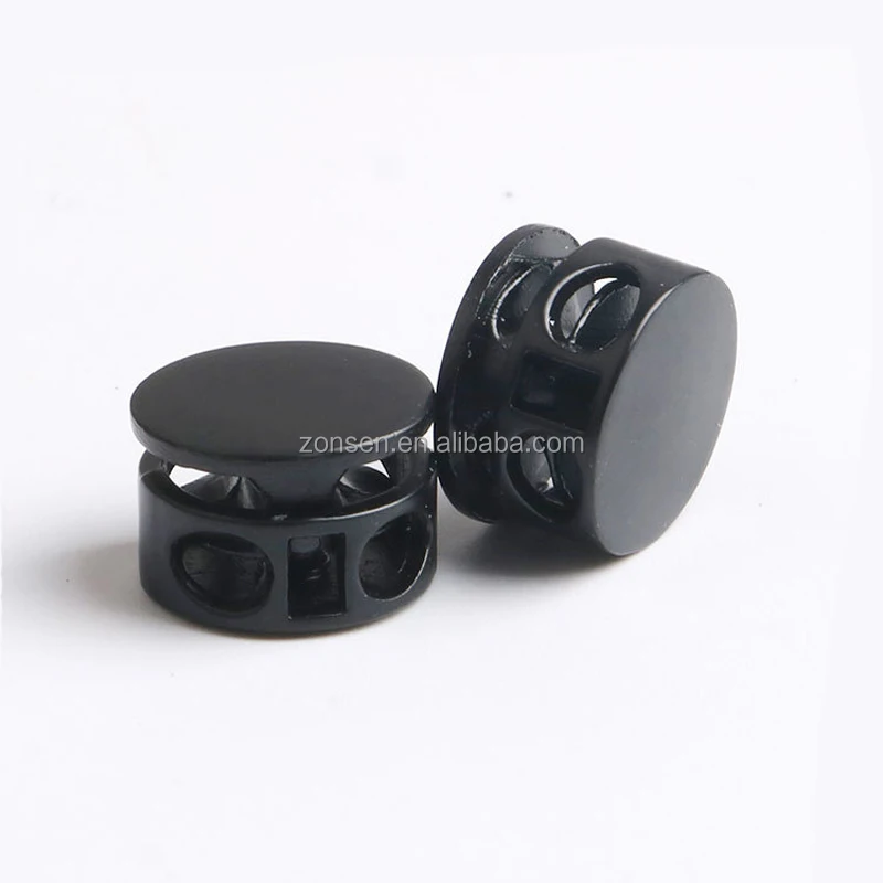 10*15mmWholesale DIY Sewing Kits Down Jacket Cord End Adjustment Rope Lock Alloy Cord Lock Stopper Cylindrical Spring Buckle