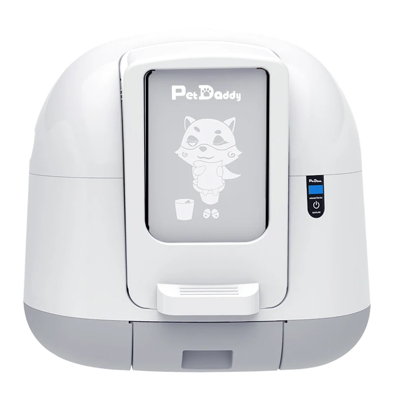 
amazon hot large enclosed automatic cat litter toilet furniture auto smart intelligent self cleaning cat litter box for cat 