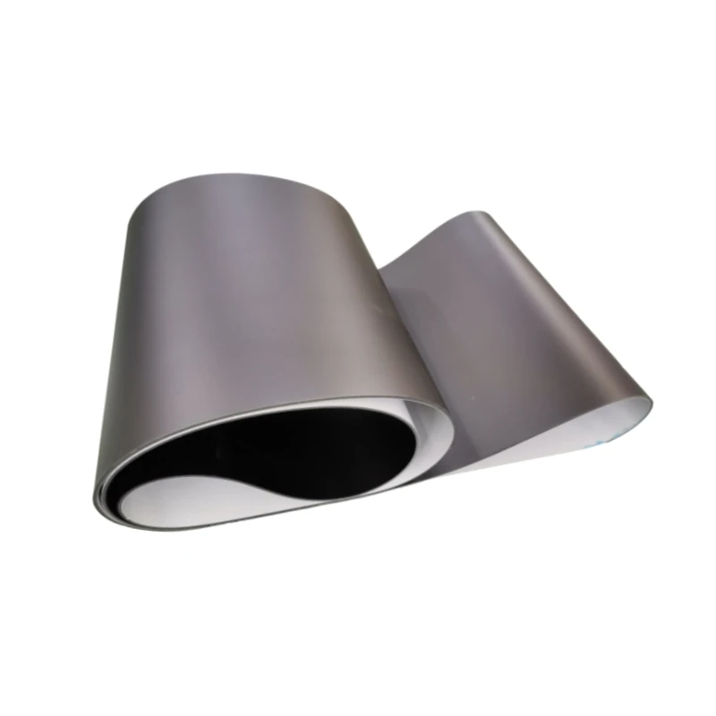 black matt surface pvc conveyor belt for treadmill