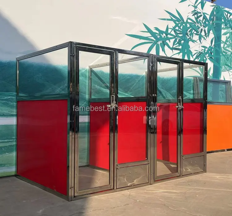 Famebest High quality Dog Shelter Kennels For Large Dog outdoor indoor Dog Kennel Walk Kennel
