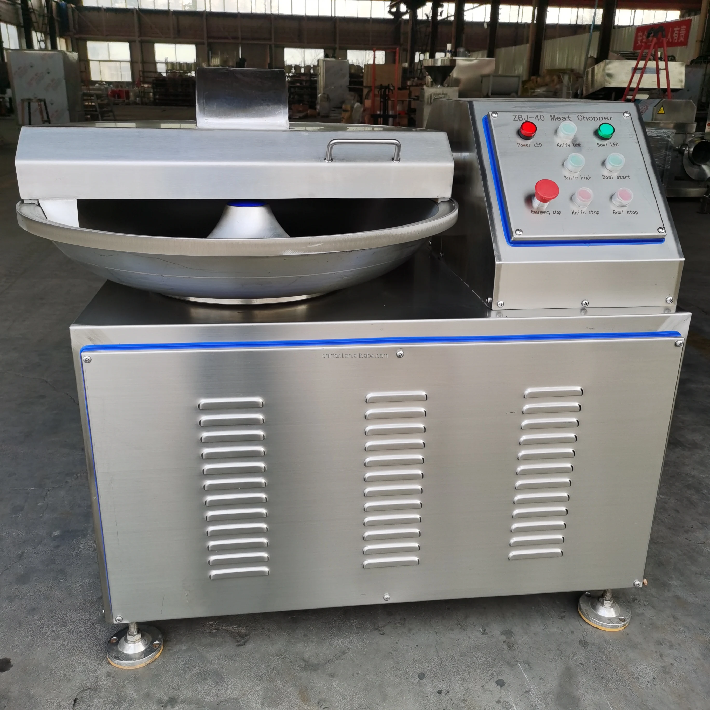 20L 40L 125L 60Kg Capacity Commercial Industry Sausage Chopper Machine Food Cut Chop Meat Bowl Cutter