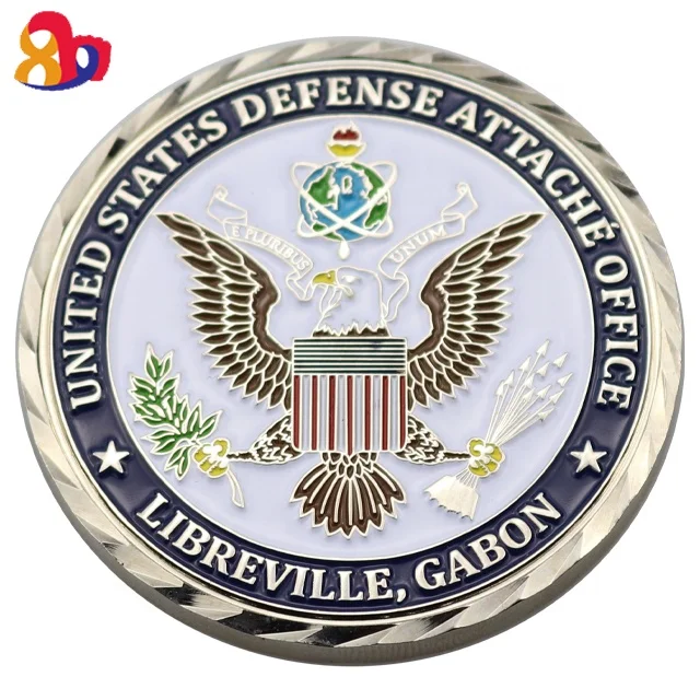 
Wholesale custom collectible military challenge purses operated games coins silver 