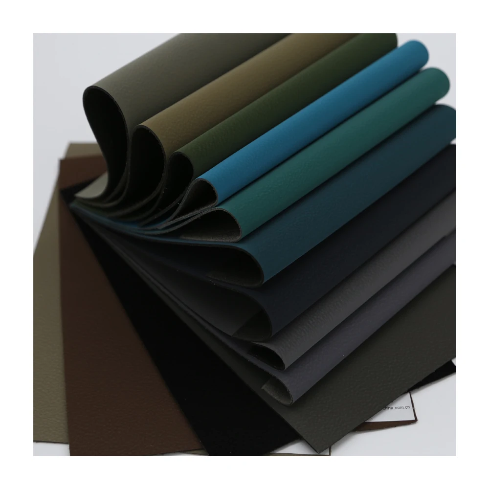 Hot sale high quality Multicolor Waterproof microfiber PU Synthetic Leather For making Shoe Upper