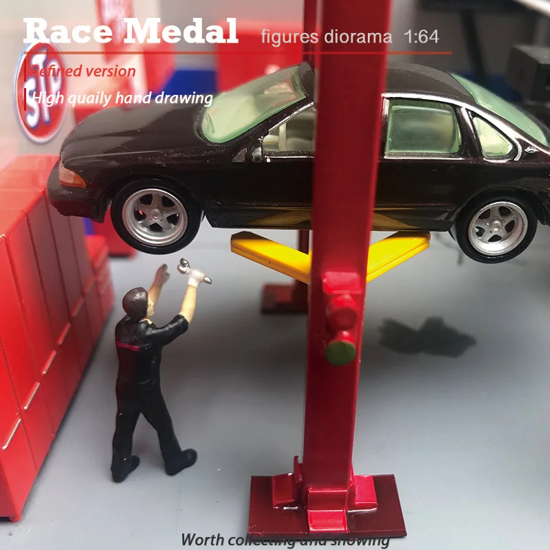 Model Train Railway Different Poses 1:64 O Scale Standing Painted Figures Worker People