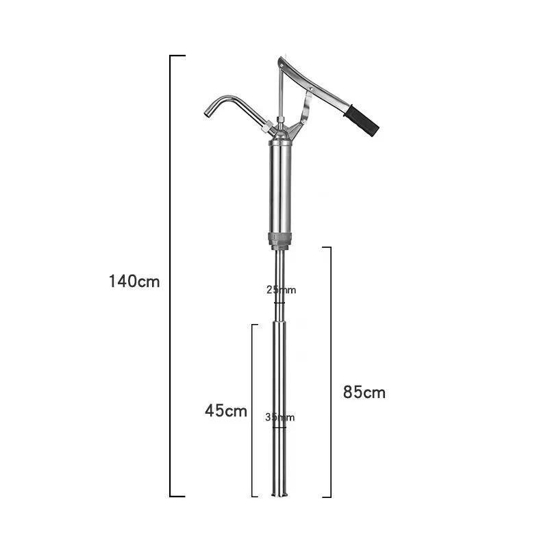 OEM Cast iron gallon drum barrel tank suction oil diesel dispense transfer hand lever pump