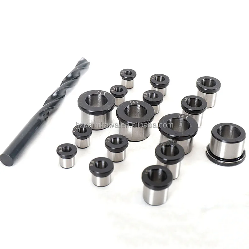 Factory Custom Wear-Resistant Bearing Steel Drill Bit Depth Stop Collar Set Quick change Position Fixing Sleeve Guide Bushing