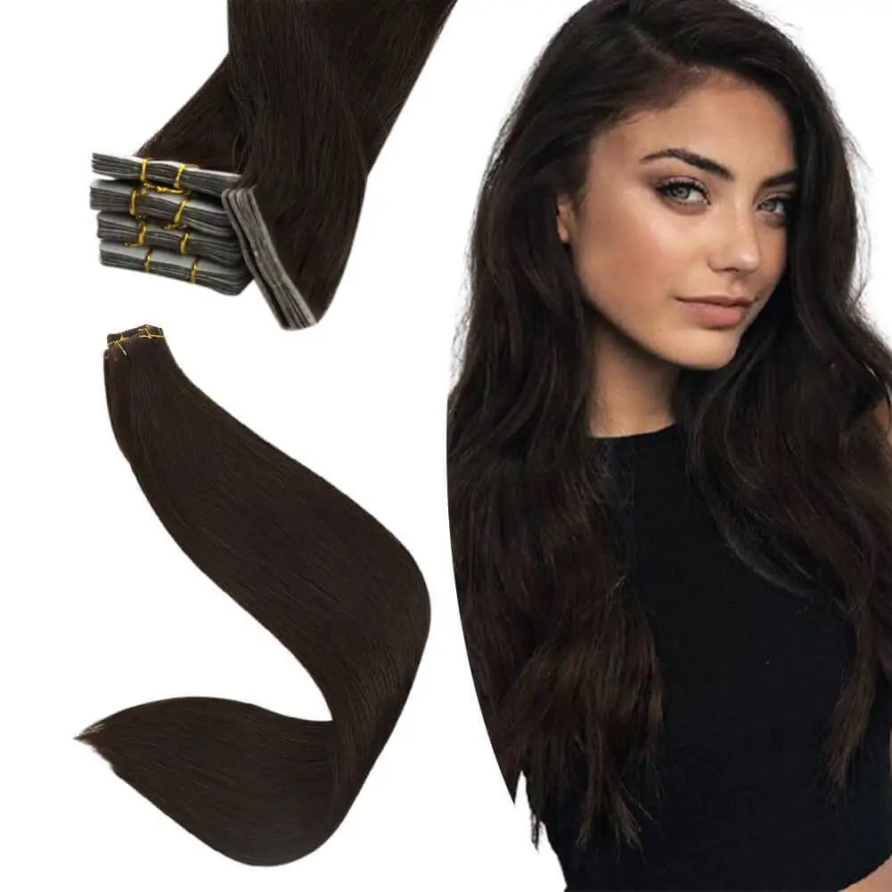
Wholesale 10A Grade Vietnamese Tape hair Double Drawn Skin weft Invisible Tape in human hair extension 