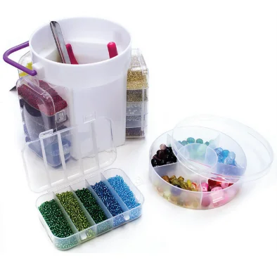 21802 KIT Jewelry Kit Storage Box Candy Storage box DIY Necklace Bracelet including seed beed glass bead wtih whole set tools
