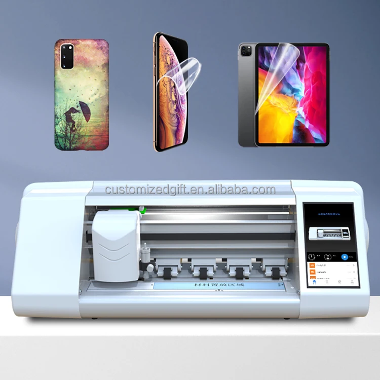 Zero Stock Automatically Input Unlimited Cutting Hydrogel Tpu Film Screen Protective Intelligent Cutter Plotter Protecto Machine