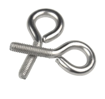 Stainless steel eye bolt hook M4  M5 M6 custom size