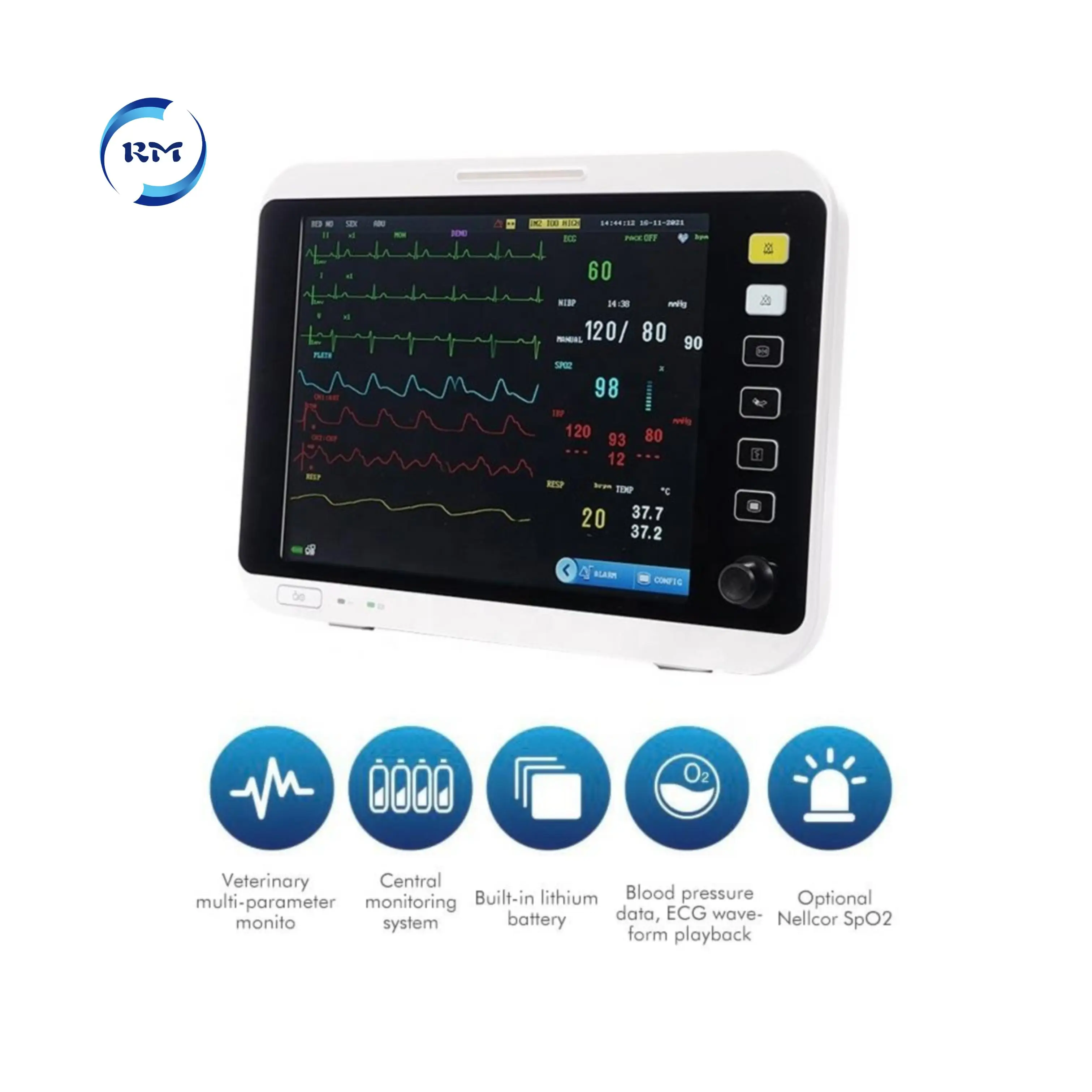 Оборудование для диспансеризации домашних животных 12 1 дюймов большой экран пользовательский монитор