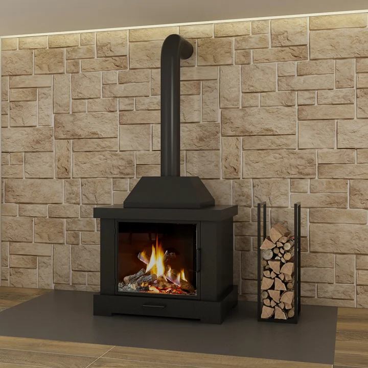Freestanding Black Indoor Wood Burning Heating-Equipment Furniture for Winter Stove Room Heater