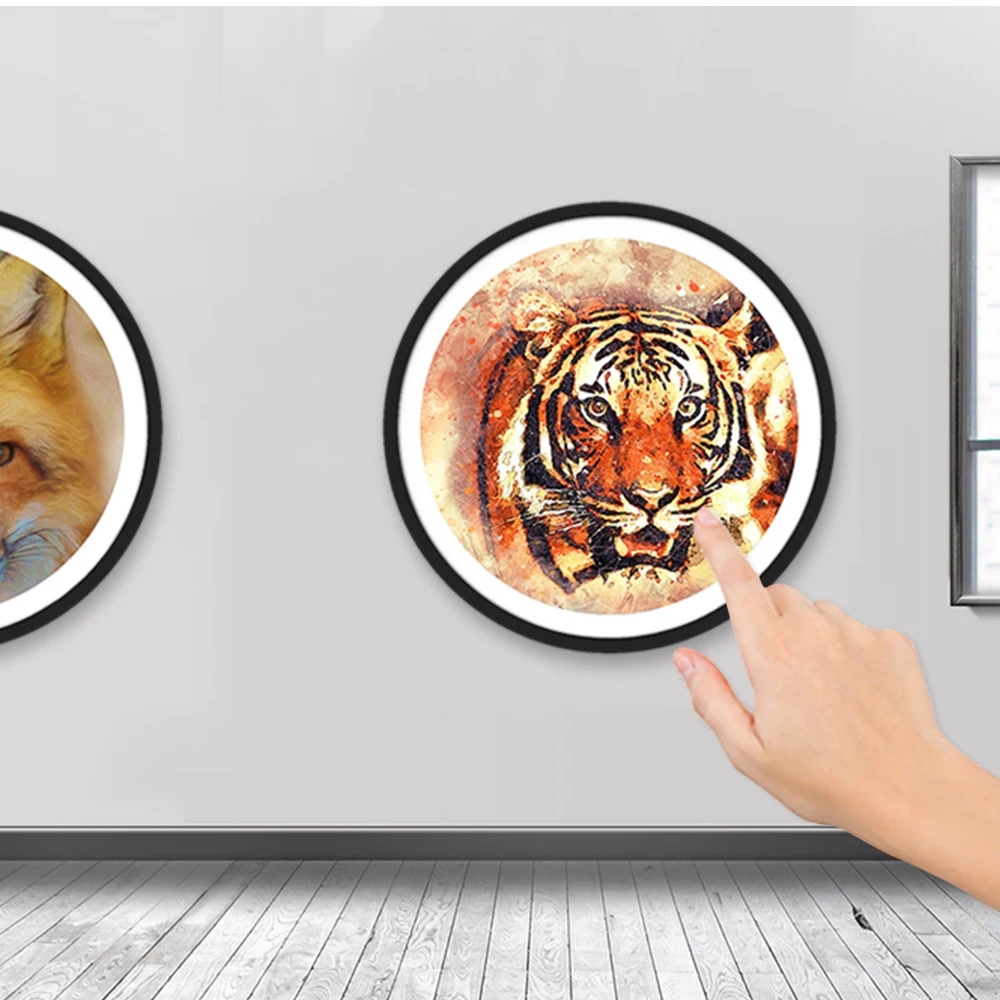 23.6inch 848*848 Indoor Circular Display Round Lcd Tv Screen Display For Advertising