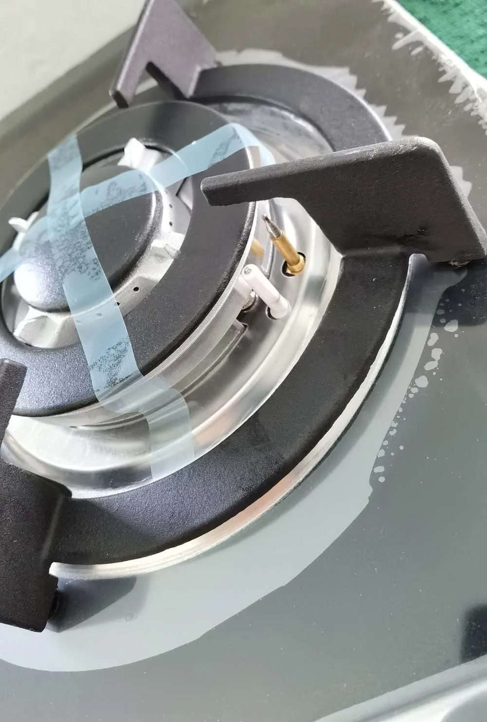 High quality kitchen cooking hobs glass top 3 burner gas cooking stove for nature gas