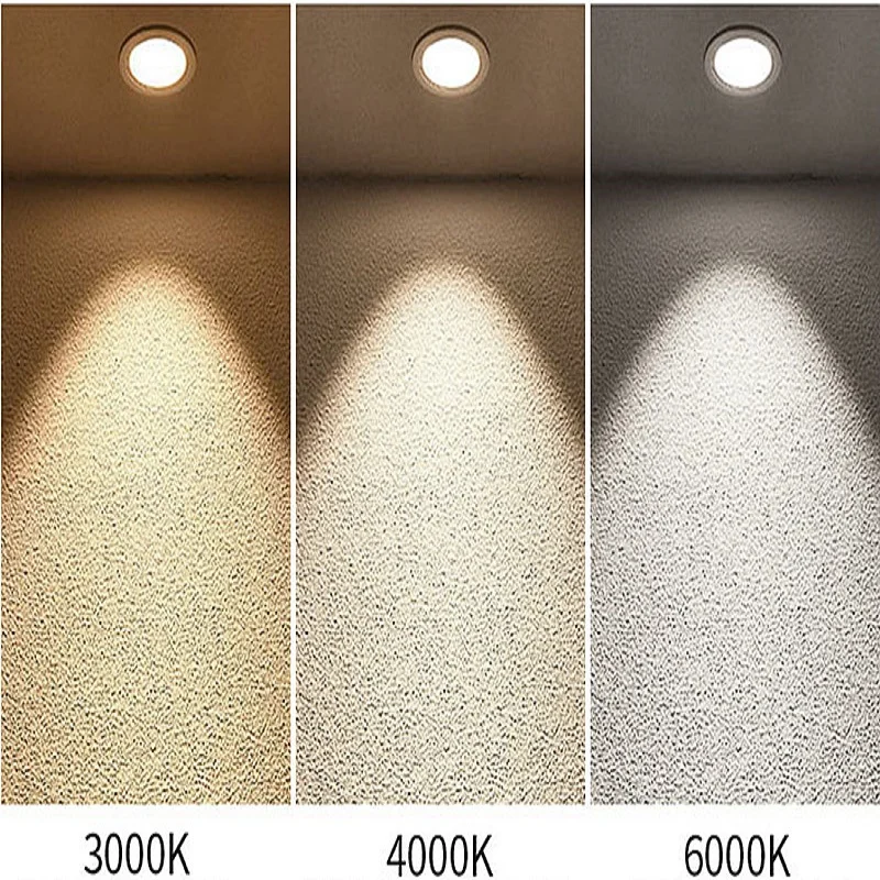 Modern Design Indoor LED Downlight IP44 Rated 7W 10W Aluminum PC Body Warm White Cold White Emitting Surface Mounted Home Hotel