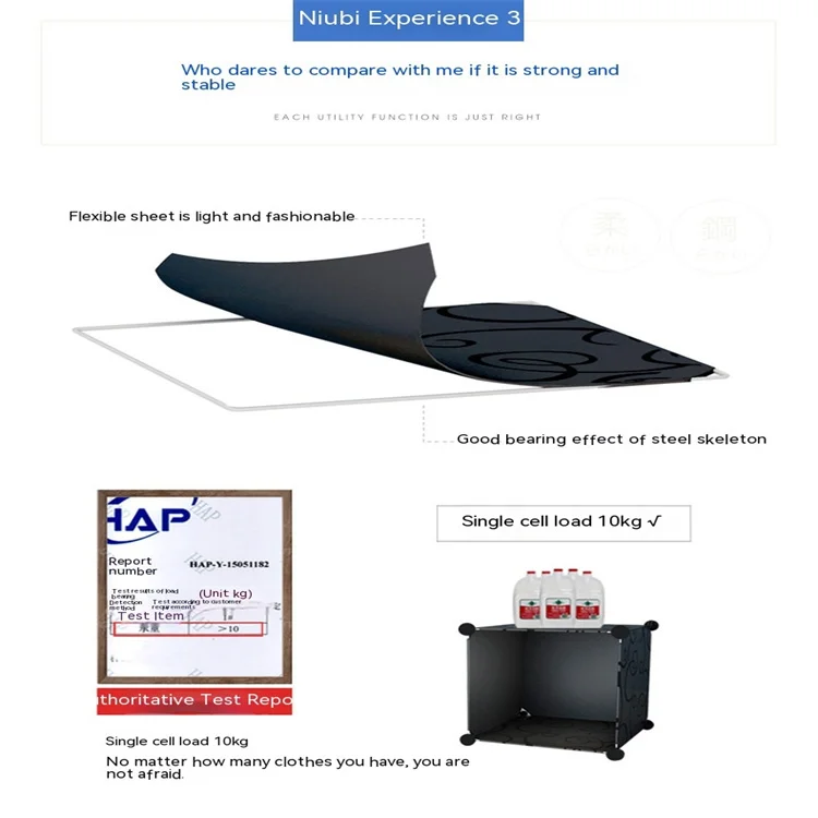 Diy Size Cheap Almirah Living Room Cloth Storage Container Folding Wardrobe Clothes Organizer Wardrobe Bedroom Furniture