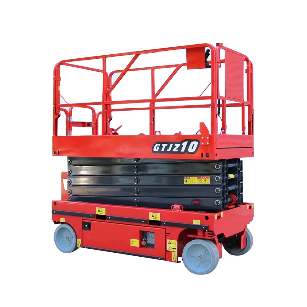 ZTGTJZ 6m 8m 10m 12m 14m 16m automatic Self propelled scissor lifts Mobile Lifter Hydraulic scissor lifts