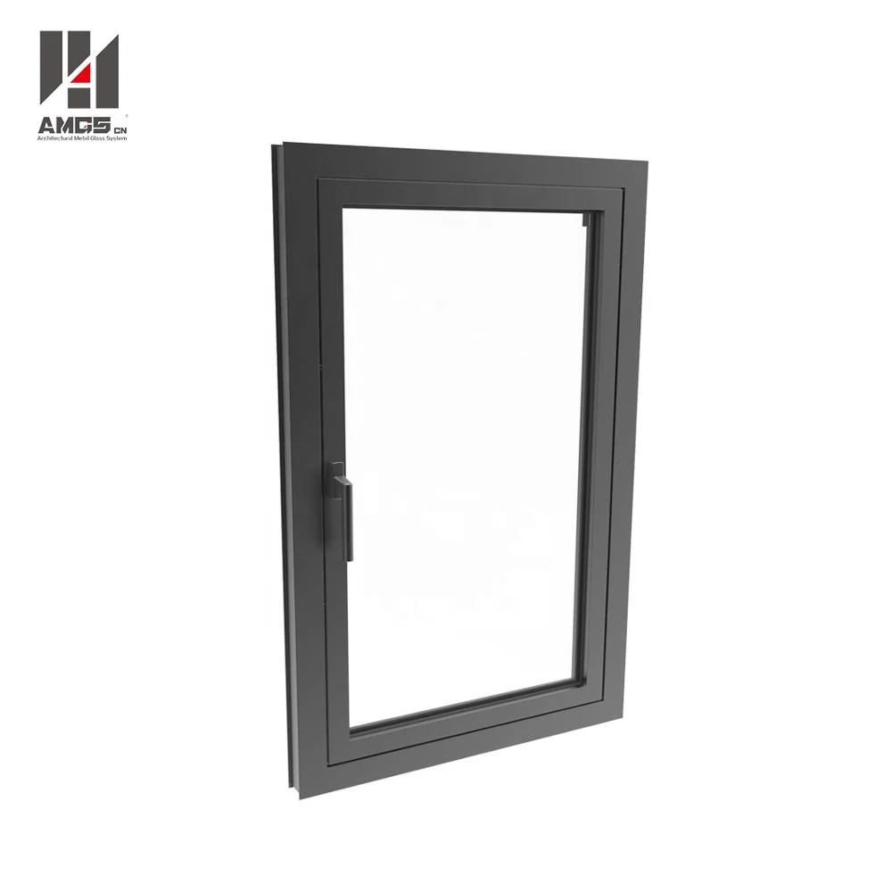 Powder Coating Dark Grey Aluminum Window Price Philippines Casement Window
