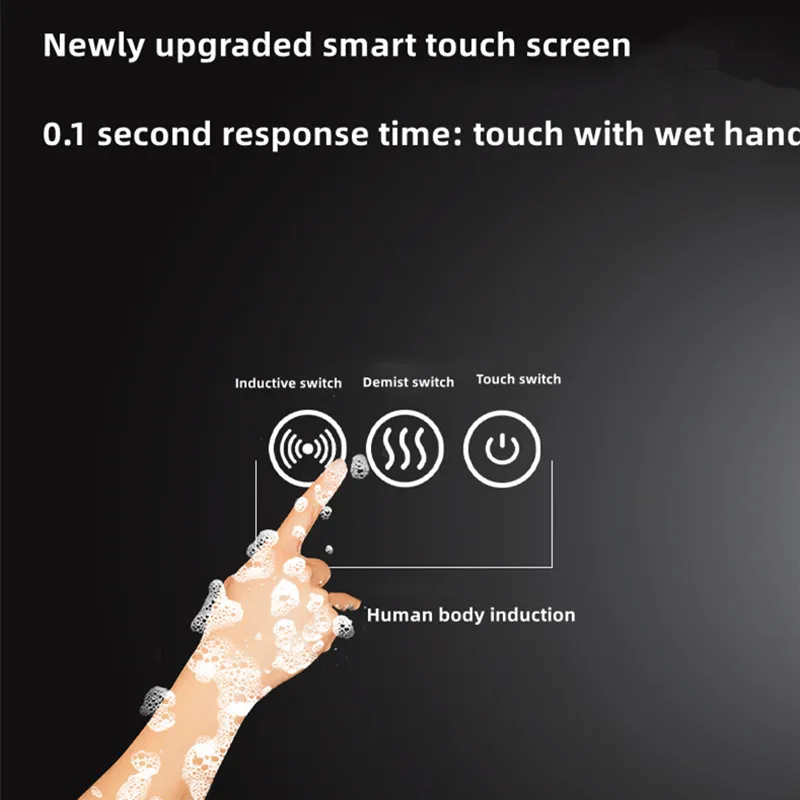 Fashion cloud of household toilet mirror Decorative Girls bedroom led makeup mirror wall hanging mirror