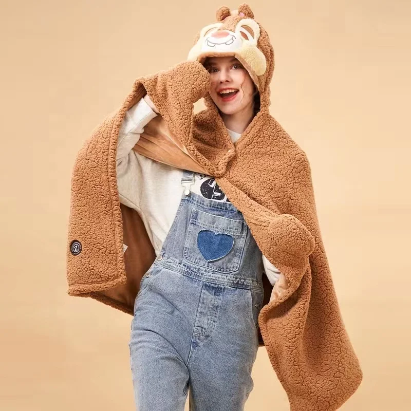 Wholesale Price Cartoon Plush Animal Pajamas Peluches Stitch Bathrobe Children Cloak Flannel Fleece Bath Towel for Baby