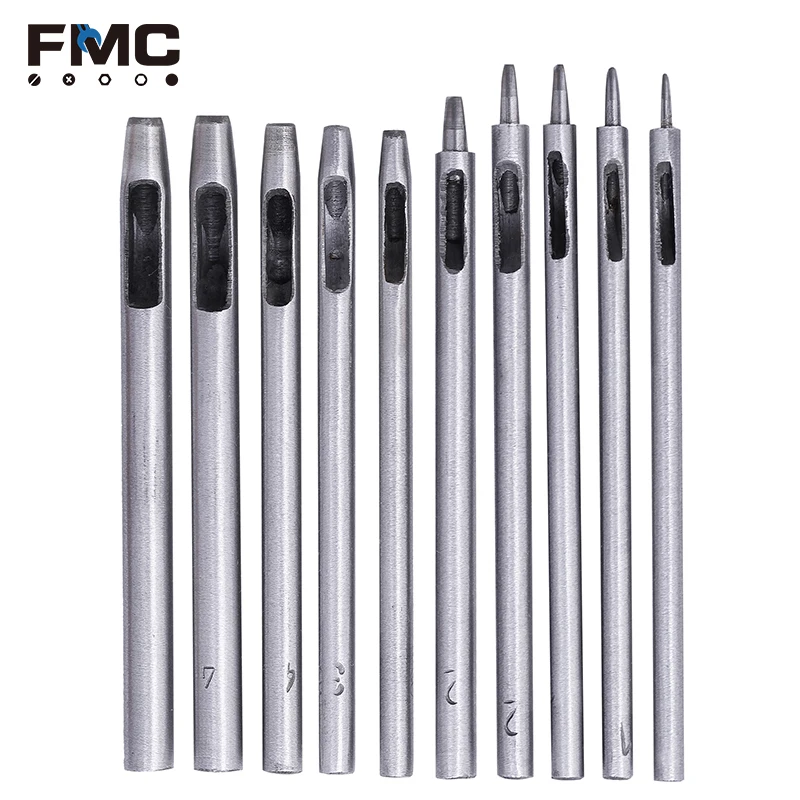 Оптовая продажа высококачественный металлический круглый Дырокол промышленного класса из нержавеющей стали и кожи