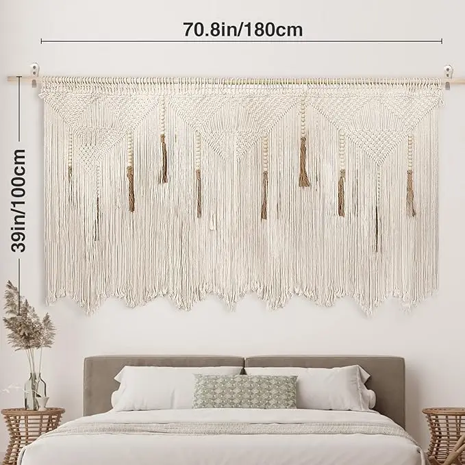 Accents Colored Best Wall Deco Makramee Beautiful Decor Big Home Hobbycraft Textiles Hanging Crafts Craft Basic Macrame Knots