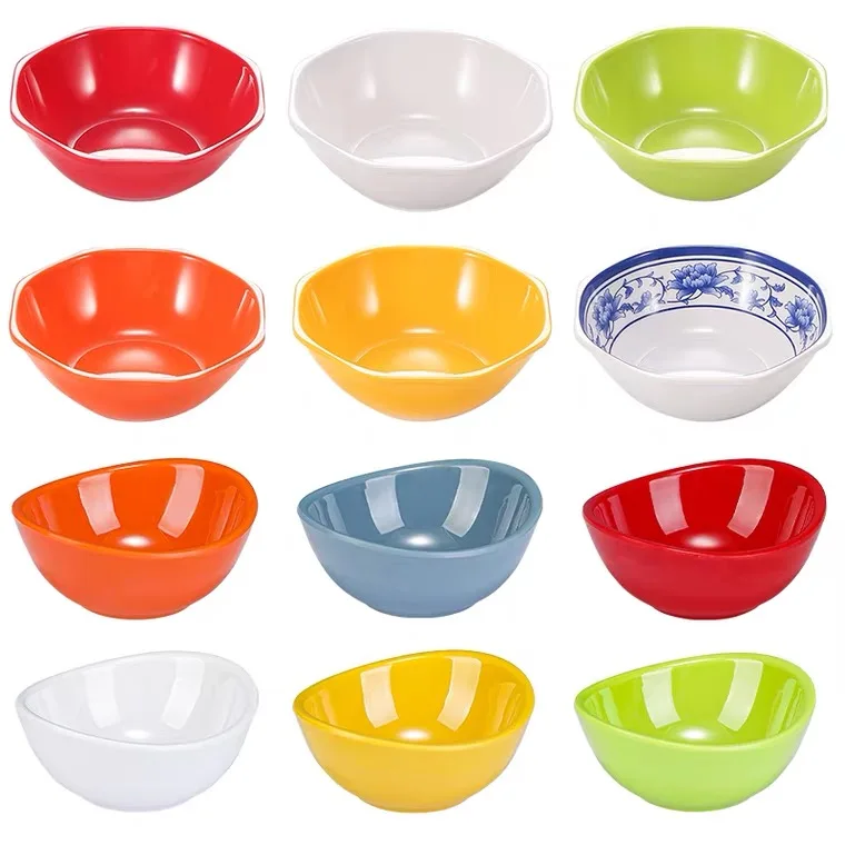 Cheap A5 A8 Soup melamine bowls Cold Resistant melamine bowls Restaurant Kitchen Custom small Melamine dish