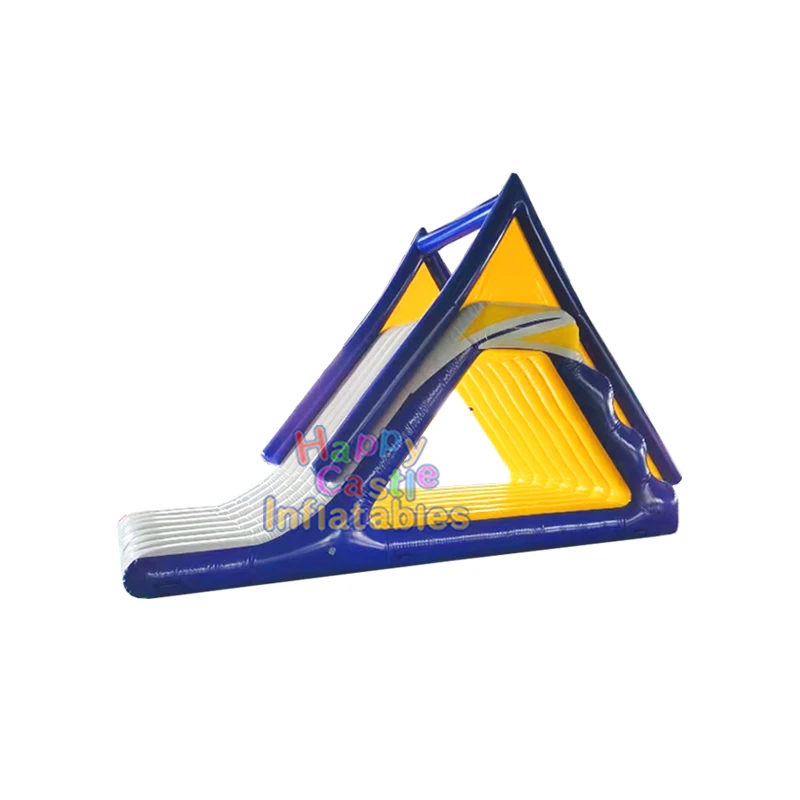 High quality custom factory price  inflatable water obstacle course  aqua park triangle inflatable floating water slide