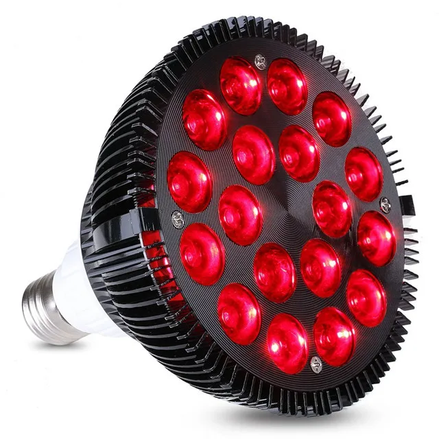 LED Light Bulb for Red Light Therapy, 660nm Deep Red and 850nm Near Infrared Combo, 54W Class Red Light Therapy,