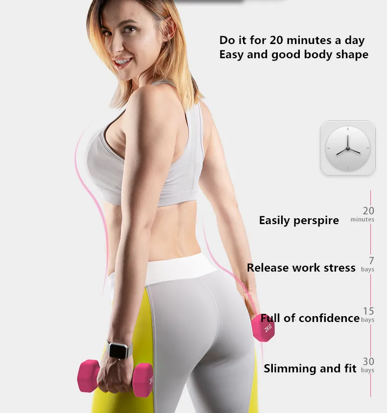 Mancuernas De Neopreno Professional Premium Small Dumbbell Set Poly Urethane 7.5 6 Kg Hand Weights Vinyl Coated Colored Dumbbell