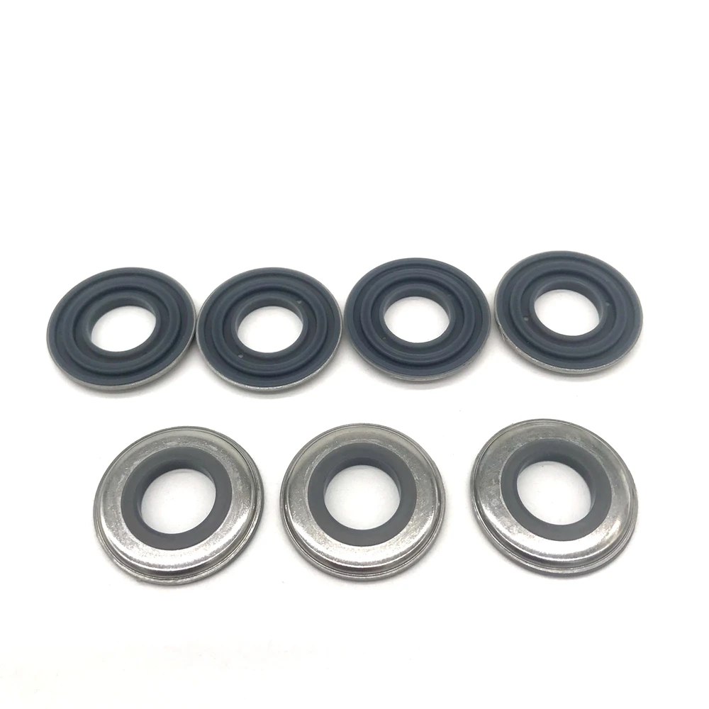 Fastener Manufacture custom black plain flat washer Stainless steel with silicone nylon plastic rubber washer