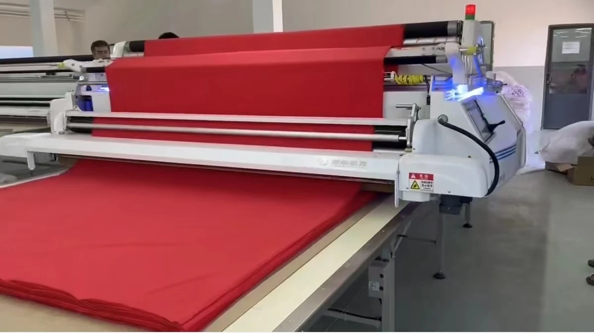 fabric stretching machine spreader automatic fabric spreading machine textile machinery for knitted woven