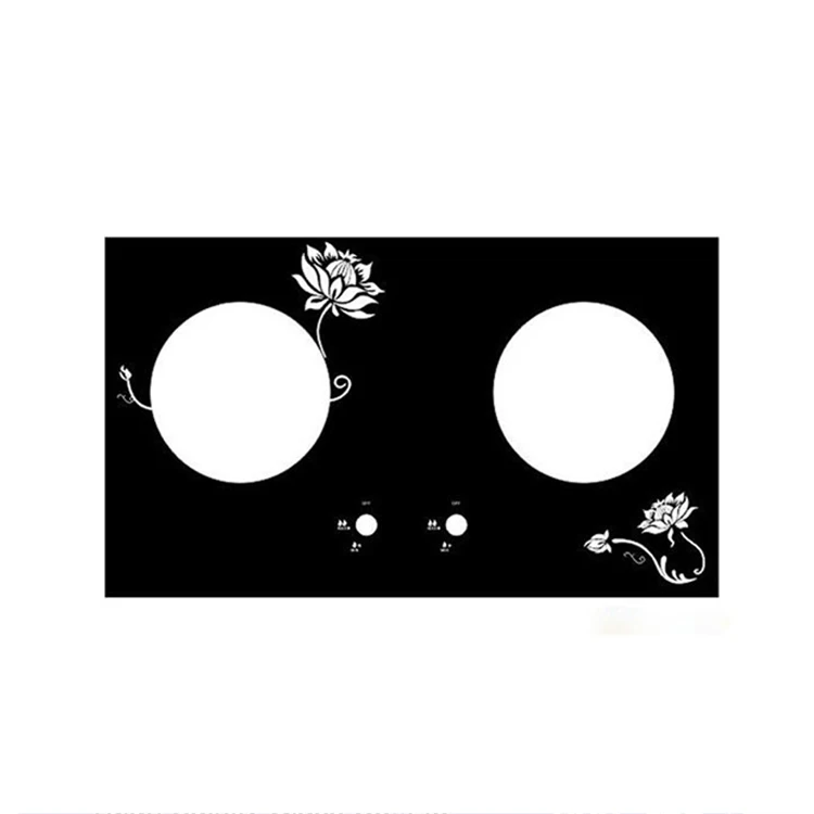  Крытый газовая плита Cooktop прямой край закаленное 8 мм ясно поплавок